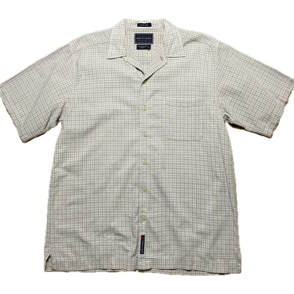 Britches Other - Britches Button Up Shirt Size Large Gray Men Surfer Shirt Chest 47" GUC